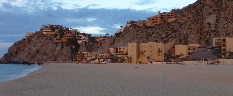 Cabo San Lucas coastline looking toward Pedregal